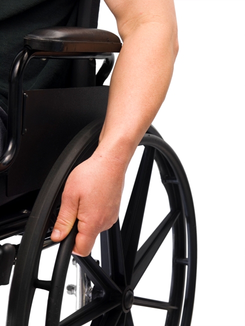 Photo of wheelchair user